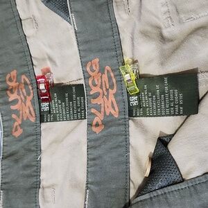 2 pairs of Men's Plugg cargo pants Cotton blend Sz 36x34